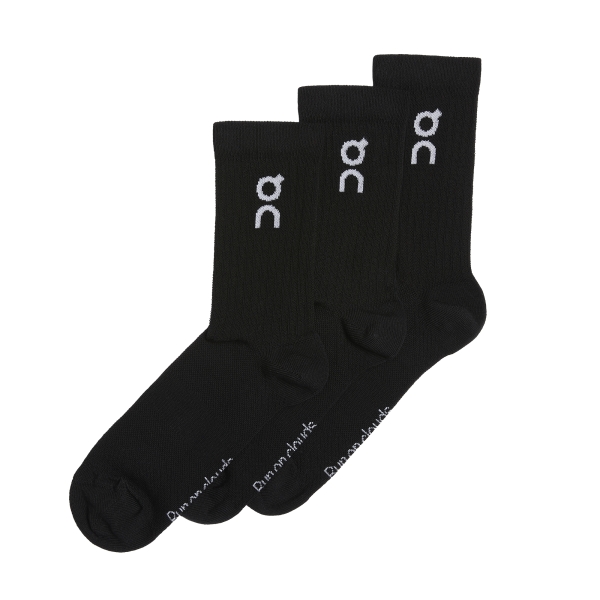 On Logo Sock 3-Pack Black | Ponožky | SWIXstore