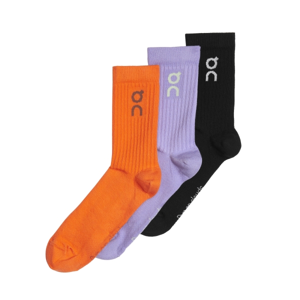 On Logo Sock 3-Pack Comet/Flame | Ponožky | SWIXstore