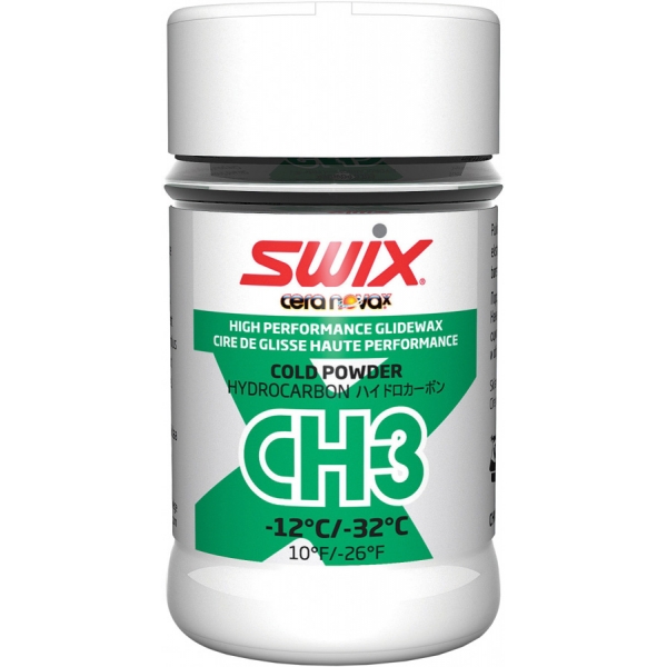 Swix Sklzný vosk CH3X COLD POWDER - hydrokarbónový vosk