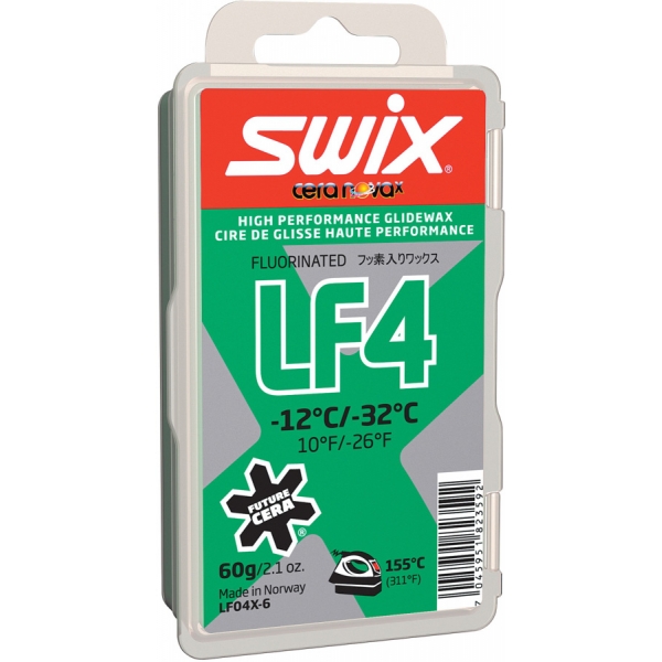 Swix Sklzný vosk LF4X - nízkofluórový vosk na lyže