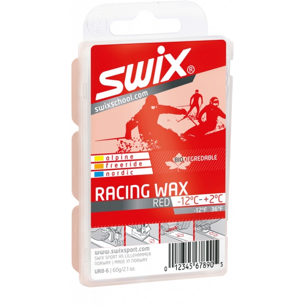 Swix Pretekový vosk, červený - easy sklzný vosk