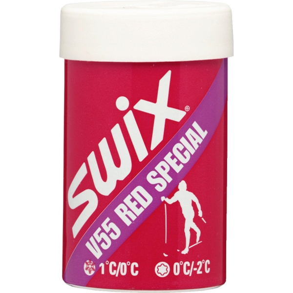 Swix Vosk V55 Červený špeciál - stúpacie vosky na bežky