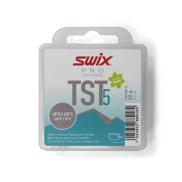 Swix Sklzný vosk Top Speed Turbo 5 - fluorkarbónový prášok a urýchlovač