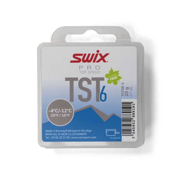 Swix Sklzný vosk Top Speed Turbo 6 - fluorkarbónový prášok a urýchlovač