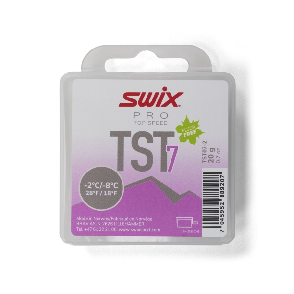 Swix Sklzný vosk Top Speed Turbo 7 - fluorkarbónový prášok a urýchlovač