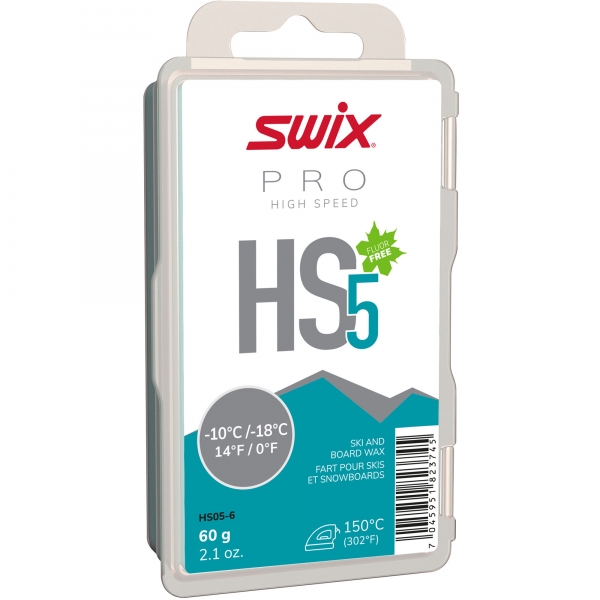 Swix Sklzný vosk High Speed HS05 - nízkofluórový vosk na lyže