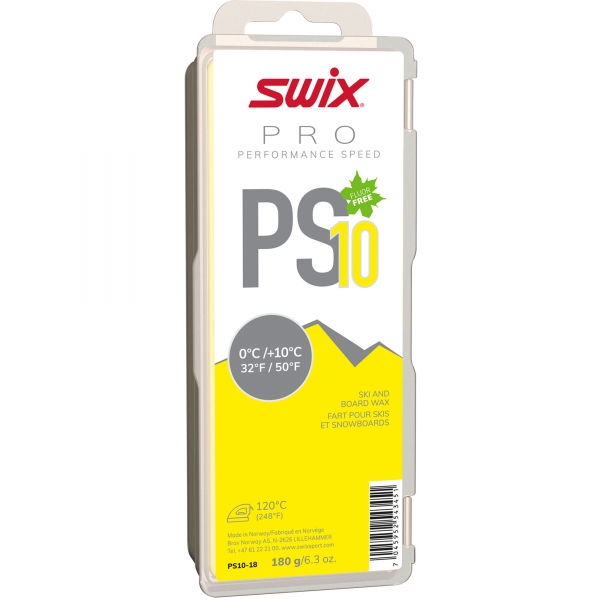 Swix Sklzný vosk Pure Speed PS10 - hydrokarbónový vosk