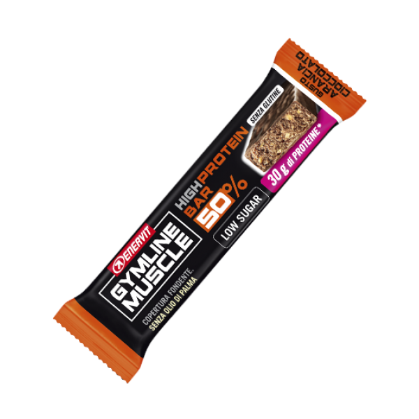 ENERVIT Protein Bar 50% - pomaranč + čokoláda | Športová výživa | SWIXstore