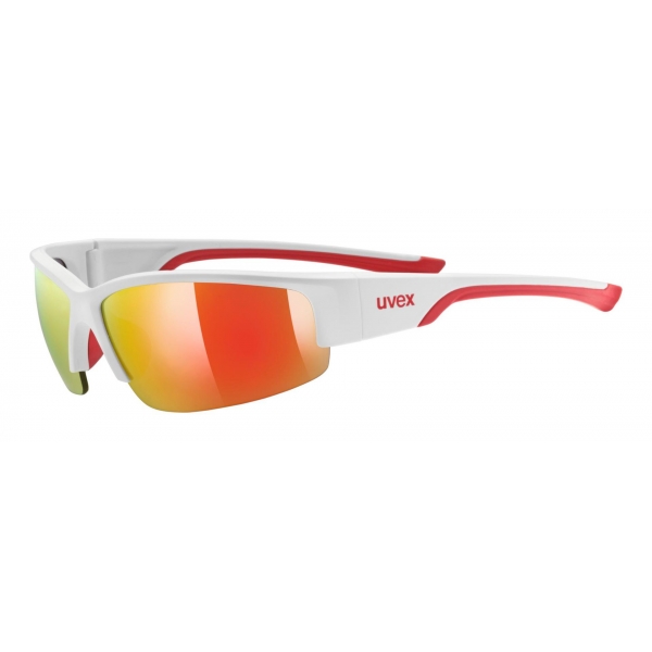 Uvex uvex sportstyle 215 white mat red s3 | Športové slnečné okuliare | SWIXstore