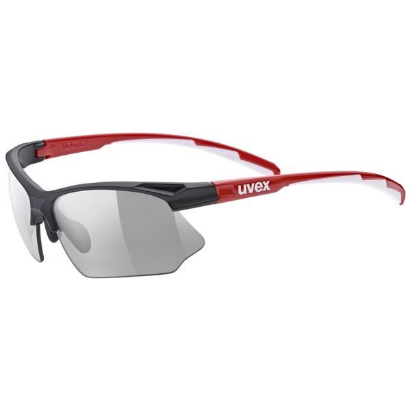 Uvex uvex sportstyle 802 V black red white/smoke s1-3 | Športové slnečné okuliare | SWIXstore