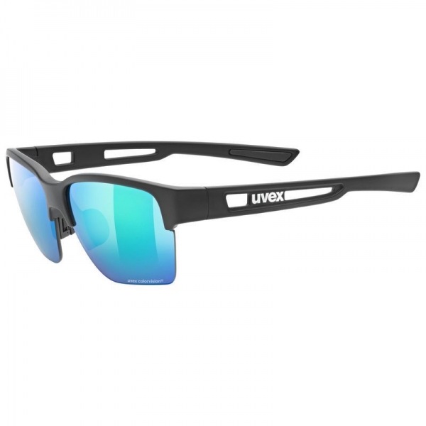 Uvex uvex sportstyle 805 CV black mat/green s3 | Športové slnečné okuliare | SWIXstore