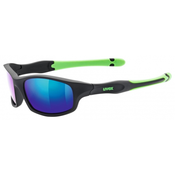 Uvex uvex sportstyle 507 black mat green s3 | Športové slnečné okuliare | SWIXstore