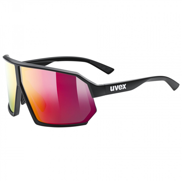 Uvex slnečné okuliare uvex sportstyle 237 black matt/red | Športové slnečné okuliare | SWIXstore